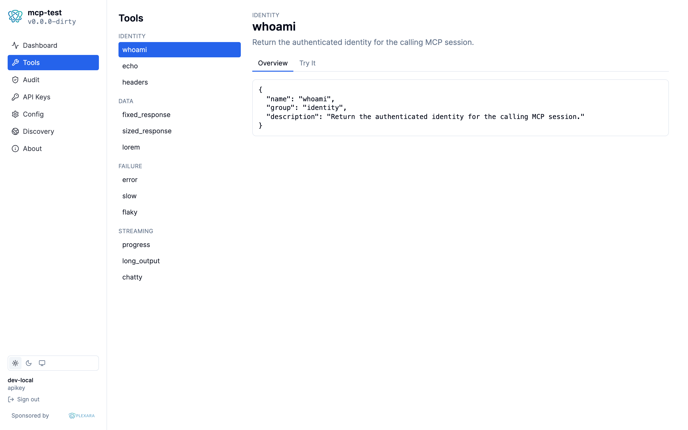 Portal Tools screen, light theme