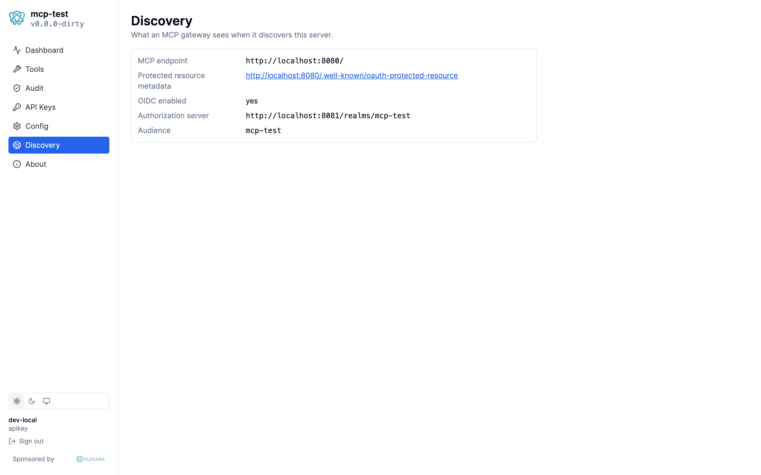 Portal Discovery screen, light theme